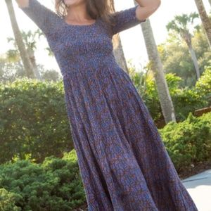 * Natural Life Tiered Midi Dress * "Smocked Bodice Daisy" * Pretty! Excellent